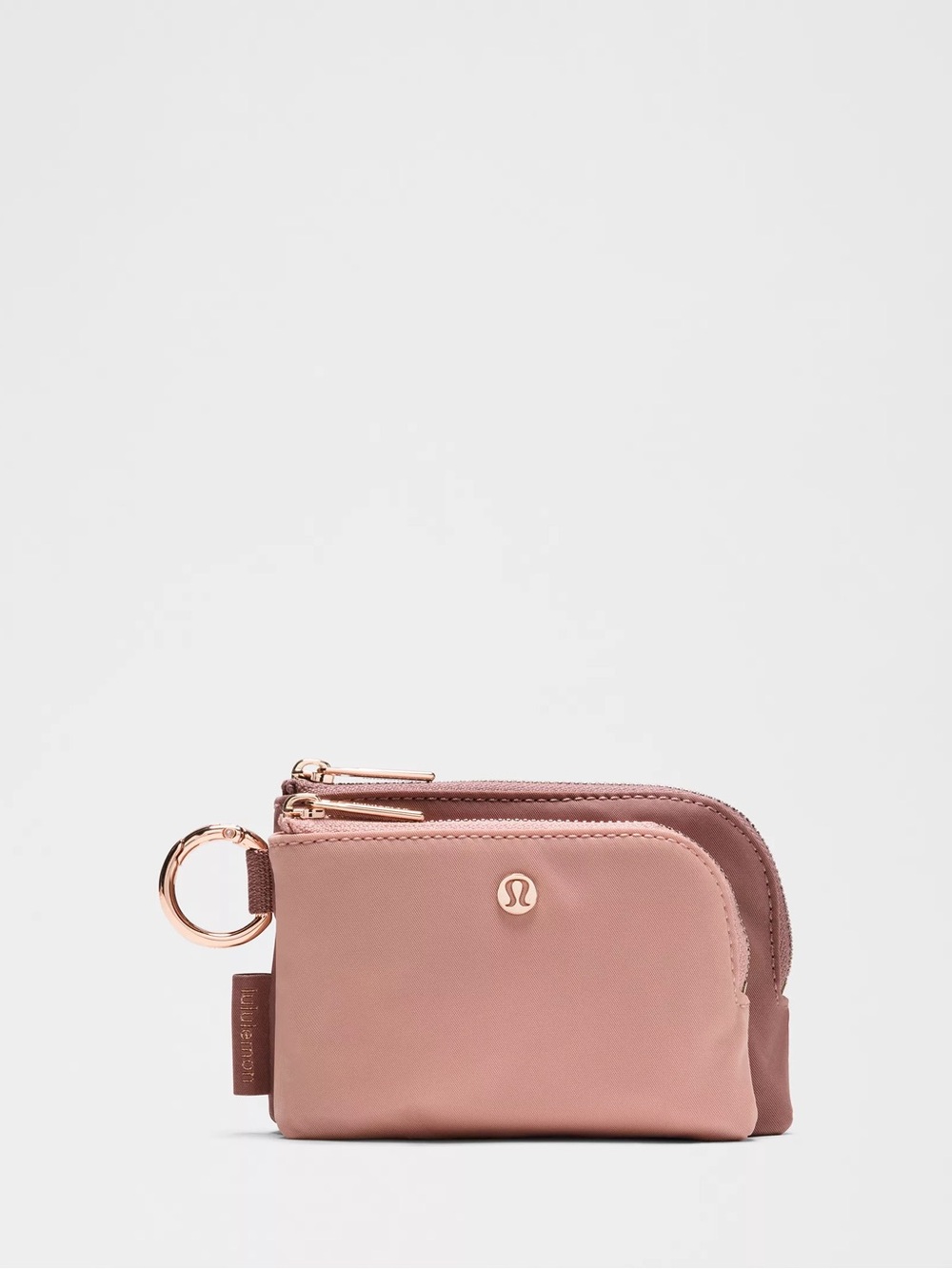 Lululemon Double Zip Clippable Card Pouch